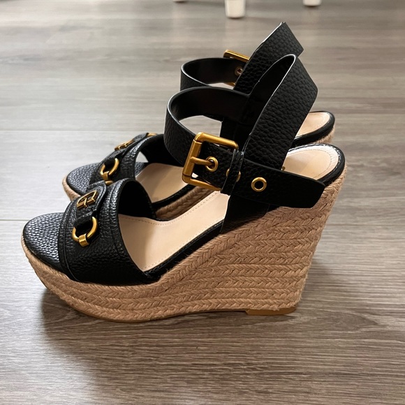 GUESS Hisley Espadrille Wedge Sandal black - Picture 3 of 5